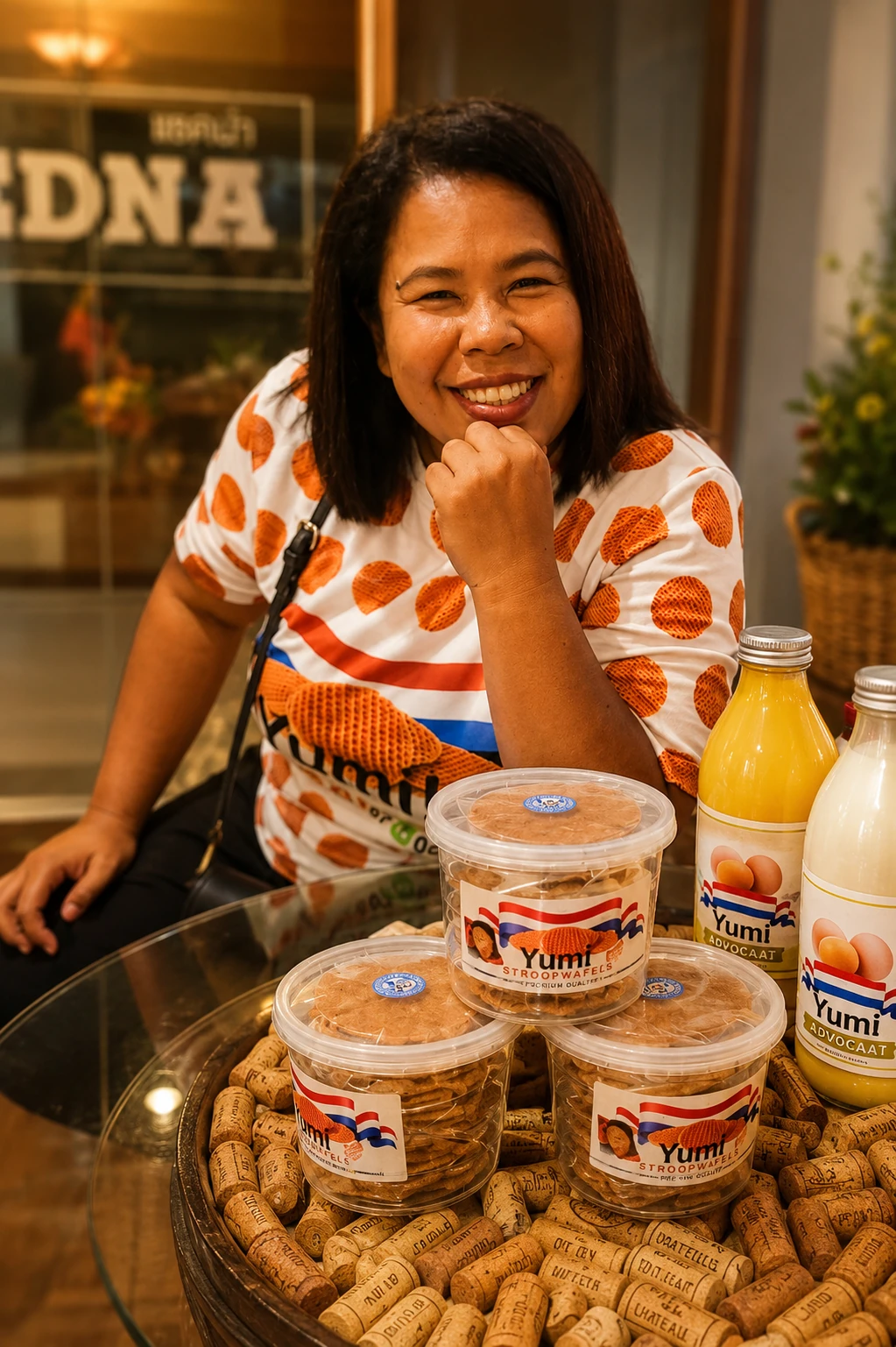 Handmade fresh stroopwafels ready to order